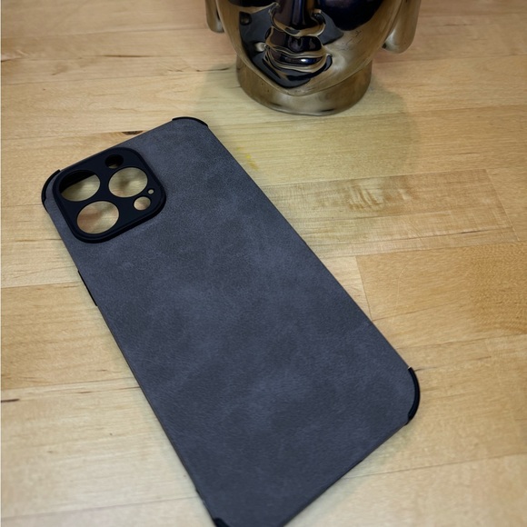 New case for iPhone 14 pro max soft touch phone case grey cover - Picture 2 of 8